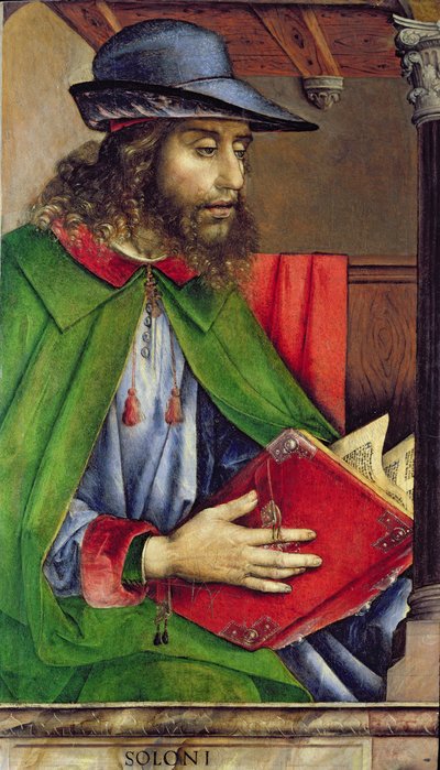 Portrait of Solon (640-558 BC) c.1475 by Joos van Gent